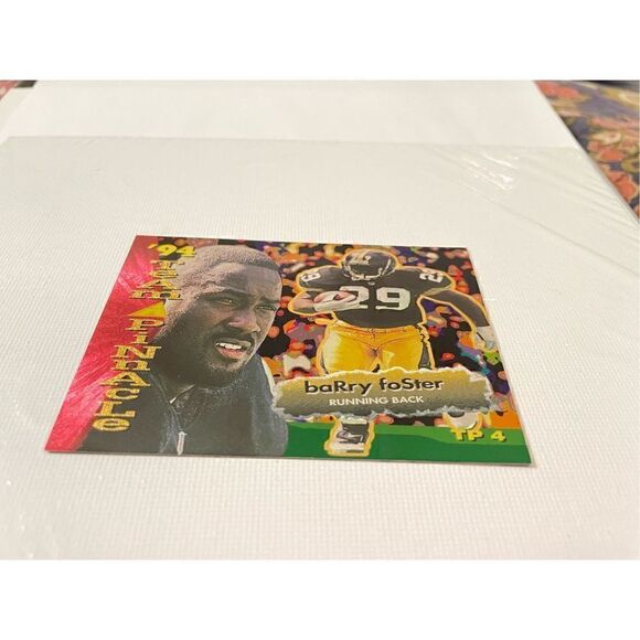 Barry sanders and Barry foster 1994 pinnacle sports card - Picture 4 of 4